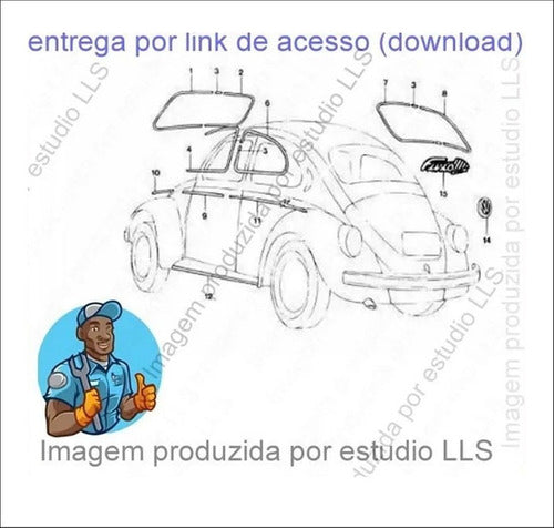 Catálogo Peças Vw Fusca Manual Elétrica Manual Chassi