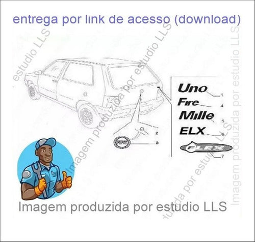 Catálogo Peças Fiat Uno Mille 1.0 1.3 1.5 Fire 2004 - 2008