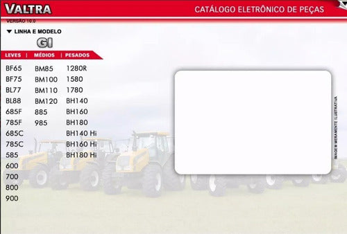 Catálogo Eletrônico De Peças Valtra 10.0 Maquinas Pesadas
