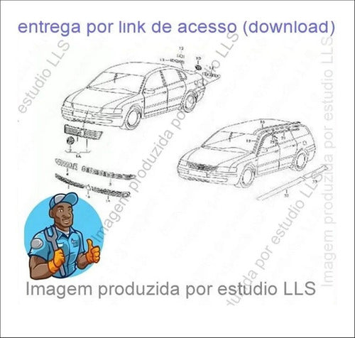 Catálogo Peças Vw Passat Variant 1.8 2.0 2.8 2001 - 2002