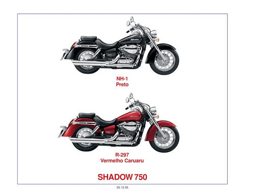 Shadow 750 - Catálogo De Peças Honda -