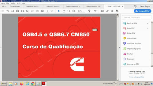 Manuais Literatura Diagrama Eletr Cod De Falha Cummins Isb