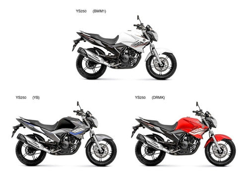 Catálogo De Peças Yamaha Fazer Ys250 Blueflex -