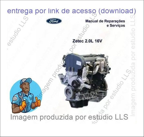Manual Reparação Serviço Motor Ford Zetec 2.0 16v
