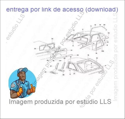 Catálogo Peças Volkswagen Vw Saveiro 1982 - 1997