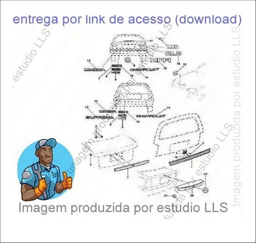 Catálogo Peças Gm Chevrolet Omega 1992 - 1998