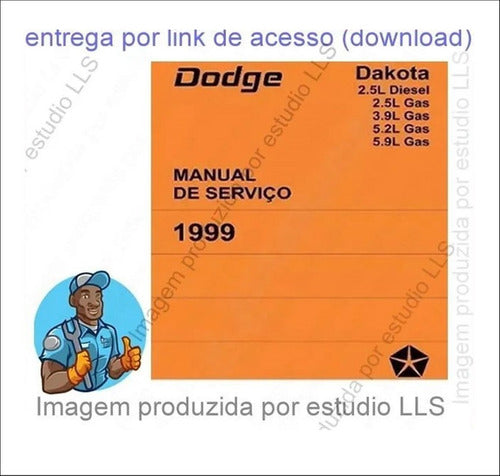 Manual Reparações Mecânica Serviço Dodge Dakota R1 1999
