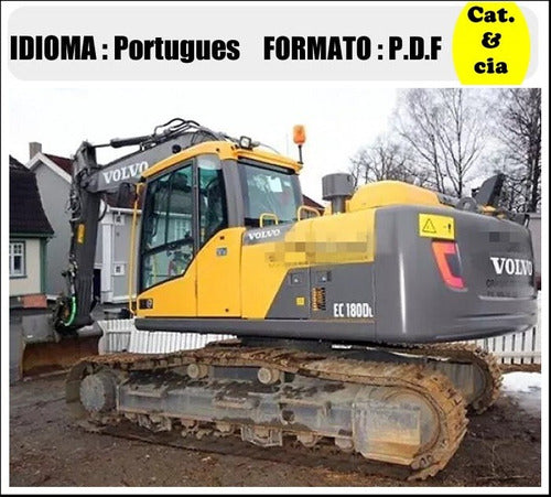 Catalogo De Pecas Escavadeiras Volvo - Ec180d L - Pt-br