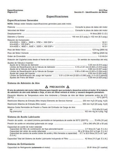 Manual De Serviço Completo Do Cummins N14