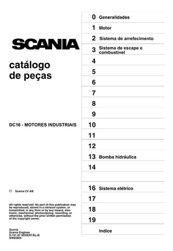 Catalogo De Peças Scania Dc16 -