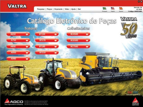 Catálogo Eletrônico De Peças Valtra Versão 3.0.