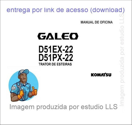 Manual Serviço Oficina Trator Esteiras Komatsu D51ex D51px