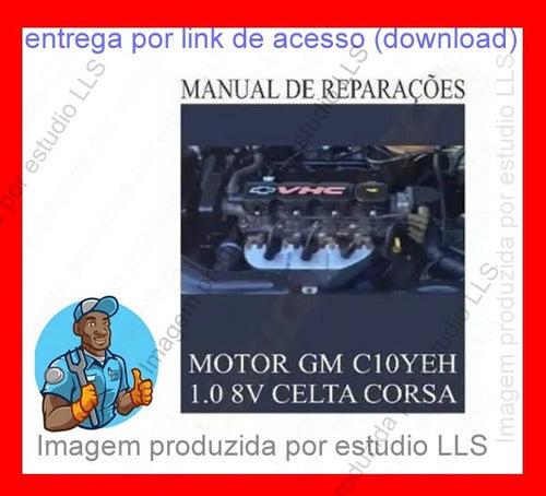 Manual Serviço Corsa 1995+ Catálogo Peças+ Manual Motor V