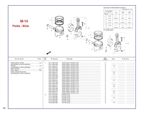 Catalogo De Pecas Honda Cb 450 Dx -