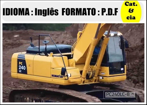 Catalogo De Pecas Escavadeiras Komatsu - Pc240lc-8