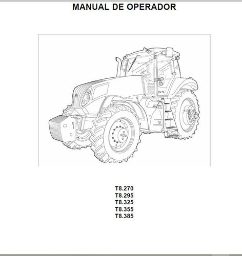 Manual De Operador T8.270 T8.295 T8.325 T8.355 T8.385