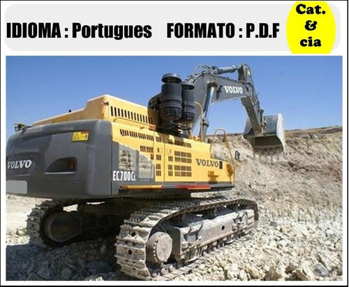 Catalogo De Pecas Escavadeiras Volvo - Ec700c L - Pt-br