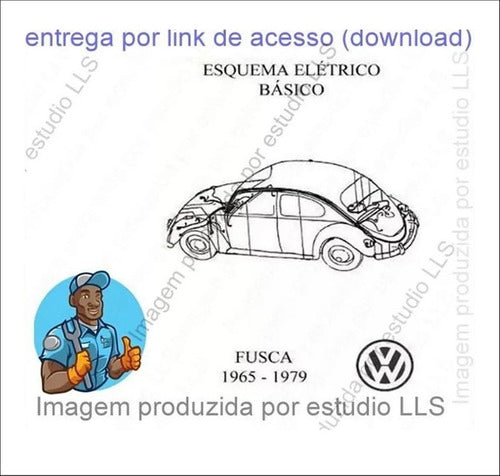 Manual Diagrama Esquema Elétrico Básico Vw Fusca 1967 - 19