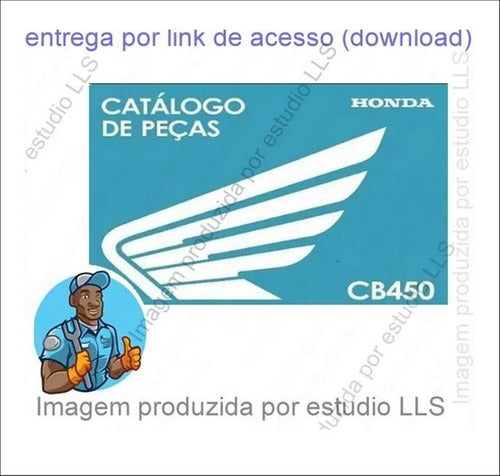 Catálogo Peças Motocicleta Honda Cb 450 1983 - 1985