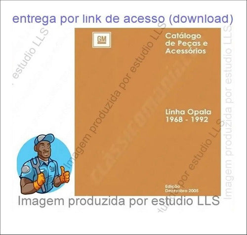 Catálogo Peças Gm Linha Opala Todos Modelos 1968 - 1992