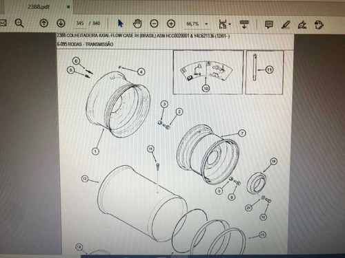Catálogo Peças Colheitadeira Case 2388