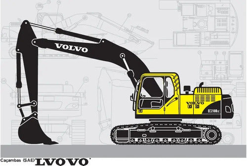 Catalogo De Peças Escavadeira Volvo Ec210b Lc