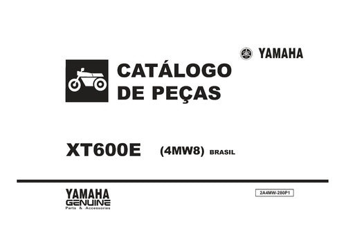 Catálogo De Peças Yamaha Xt600e -