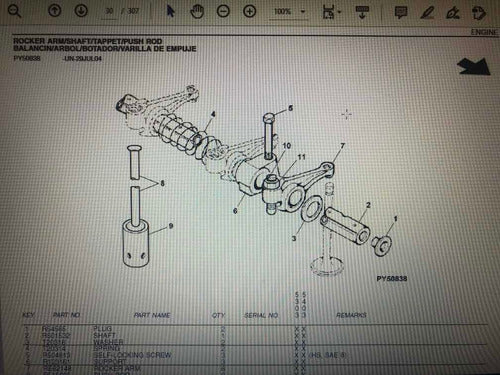 Catálogo De Peças Trator John Deere 5303 E 5304