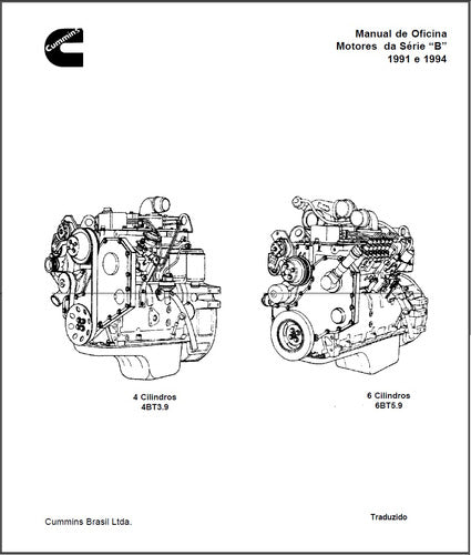 Manual Oficina Montagem Motor Cummins Série B - Frete Grátis