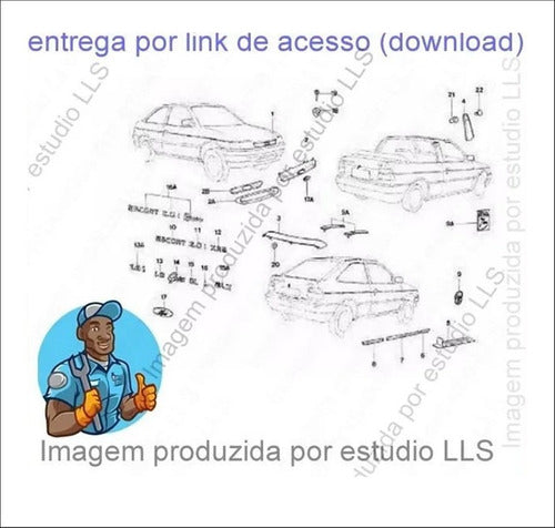 Catálogo Peças Ford Escort Verona Ae 1.6 Ap 1.8 1993 - 199