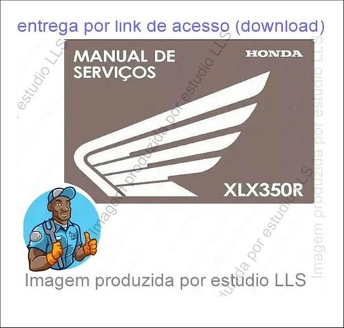 Manual Oficina Serviço Catálogo Peças Honda Xlx 350 R 199