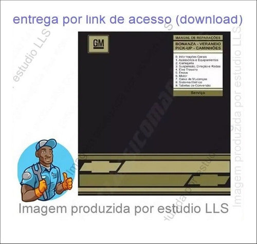 Manual Reparações Mecânica Serviço Chevrolet A20 C20 Bon