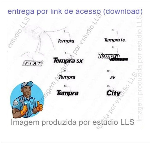 Catálogo Peças Fiat Tempra City Ouro Stile 1992 - 1999