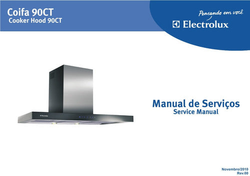 Manual De Serviço Coifa 90ct Electrolux -