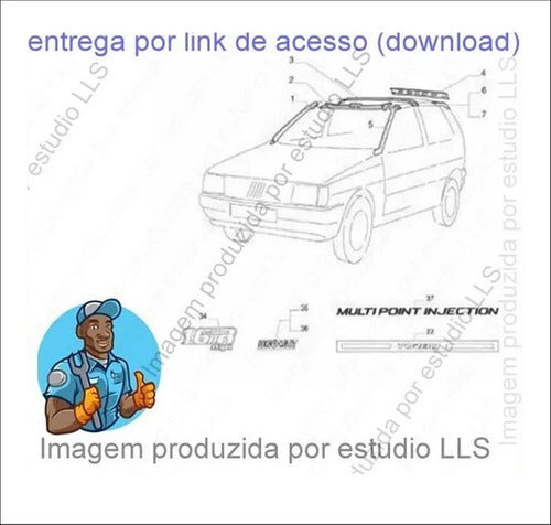 Catálogo Peças Fiat Uno Mille 1984 - 1997