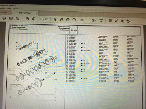 Catálogo Peças Trator Massey Ferguson 4297