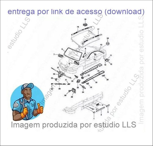 Catálogo Peças Gm Chevrolet Calibra 1993 - 1997