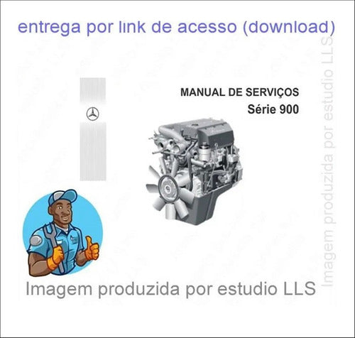 Manual Reparações Serviço Oficina Motores Mercedes Série 900