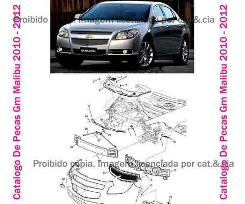 Catalogo De Pecas Gm Malibu 2010 - 2012