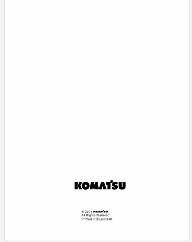 Catalogo De Peças Komatsu D41 Serie 35001 Up