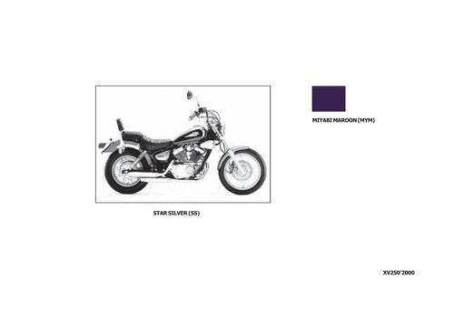 Catalogo Pecas Yamaha Virago 250 2000 -