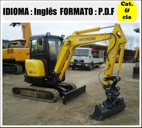 Catalogo De Pecas Escavadeira Hyundai - R35z- 7 - (ingles)