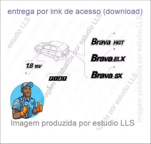 Catálogo Peças Fiat Brava Sx 1.6 16v 2000 - 2003