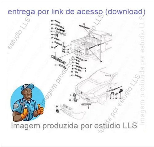 Catálogo Peças Gm Chevrolet Pick-up Corsa 1995 - 2003
