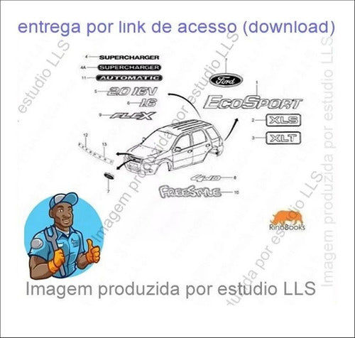 Catálogo Peças Ford Ecosport 4x2 4x4 1.6 2.0 2003 - 2012