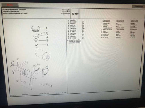 Catálogo Peças Colheitadeira Massey Ferguson 38