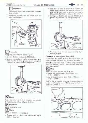 Manual Reparações Mecânica Serviço Chevrolet Séries 10