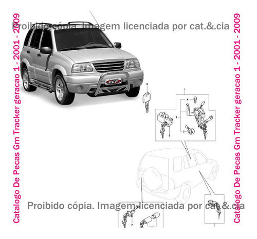 Catalogo De Pecas Gm Tracker Geracao 1 - 2001 - 2009