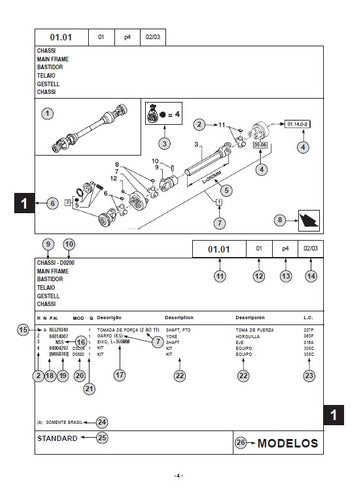 Catalogo De Peças Plataforma 35 Pes New Holland.