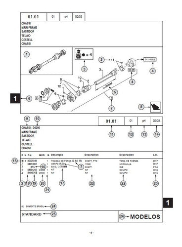 Catalogo De Peças Plataforma 30 New Holland